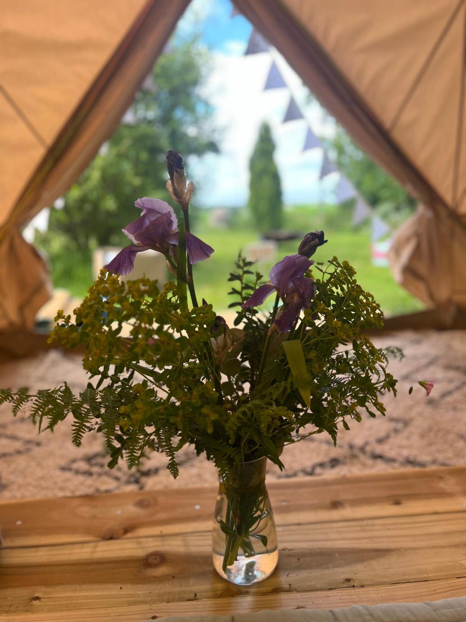 Bluebell Tent At Ballyward Croft Ardkeen Экстерьер фото
